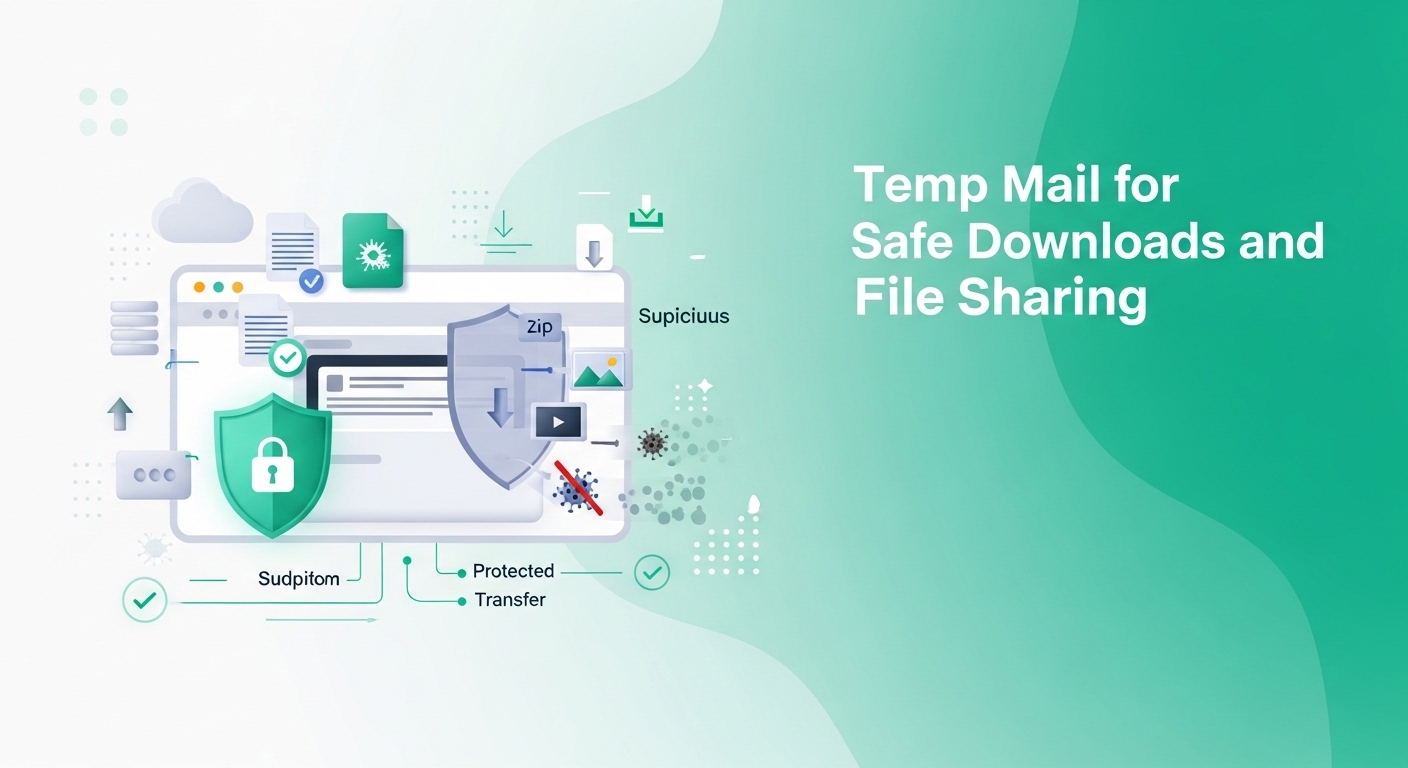 Temp Mail for Safe Downloads and File Sharing